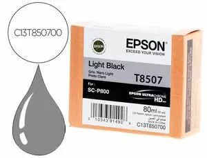 EPSON T8507 NEGRO LIGHT CARTUCHO DE TINTA ORIGINAL - C13T850700