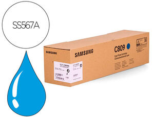 SAMSUNG CLT-C809S CYAN CARTUCHO DE TONER ORIGINAL - SS567A