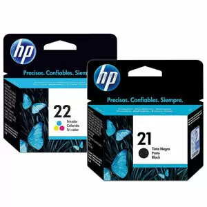 HP 21 NEGRO + 22 COLOR PACK DE 2 CARTUCHOS DE TINTA ORIGINALES - SD367AE