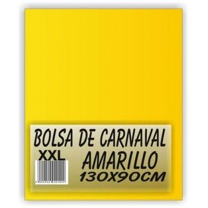 BOLSA CARNAVAL GRANDE XXL PP 90X130 G/250 AMARILLO