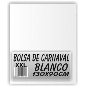 BOLSA CARNAVAL GRANDE XXL PP 90X130 G/250 BLANCO