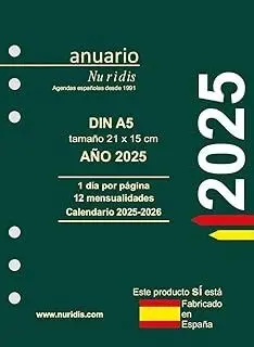 NURIDIS RECAMBIO AGENDA 206 ANUARIO A5 6ANILLAS 