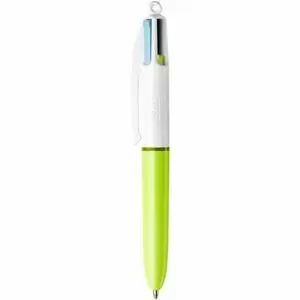 Boligrafo bic cuatro colores mini punta media 1mm en