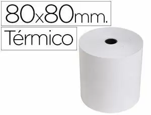 ROLLO SUMADORA EXACOMPTA TERMICO 80 MM X 80 MM 55 G/M2 SIN BISFENOL A