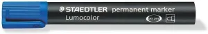 STAEDTLER LUMOCOLOR 352 ROTULADOR PERMANENTE - PUNTA REDONDA - TRAZO 2MM APROX - CAPUCHON CON CLIP - SECADO RAPIDO - COLOR AZUL