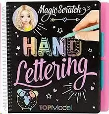 TOPMODEL  MAGIC-SCRATCH BOOK HAND LETTERING