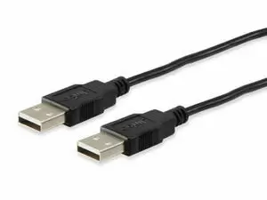 EQUIP CABLE USB-A MACHO A USB-A MACHO 2.0 - DOBLE BLINDADO - LONGITUD 1.8M