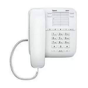 GIGASET DA410 TELEFONO FIJO PARA PARED O SOBREMESA - MANOS LIBRES - 4 TECLAS DE MARCACION DIRECTA - CONTROL DE VOLUMEN