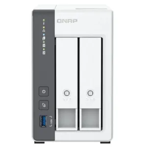 QNAP TS-216G NAS TORRE PROCESADOR ARM CORTEX-A55 - MEMORIA 4GB - 2 BAHIAS 2.5, 3.5 - USB, RJ-45 2.5GB - VENTILADOR 70MM