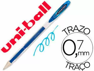 BOLIGRAFO UNI-BALL ROLLER UM-120 SIGNO 0,7 MM TINTA GEL COLOR AZUL CLARO