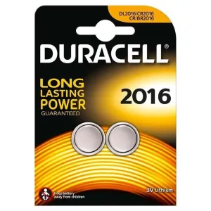 DURACELL PACK DE 2 PILAS LITIO DE BOTON DL2016 3V - TECNOLOGIA BABY SECURE