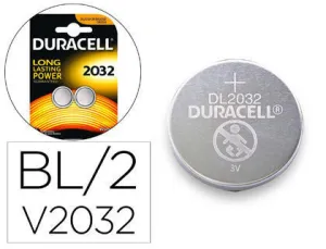 DURACELL DL2032B2 PILA DE BOTON DE LITIO CR2032 3V (2 UNIDADES