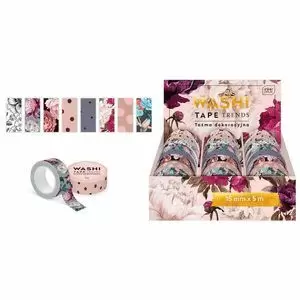 EXPOSITOR 24 CINTA WASHI TAPE TREND 15X5 MM