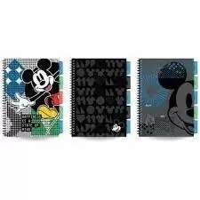 COOLPACK PROJECT BOOK MICKIE MOUSE B5 CON DIVISORES CUADRICULA 80GR. 100HOJAS 15879PTR