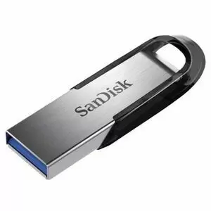 SANDISK ULTRA FLAIR MEMORIA USB 3.0 256GB - HASTA 150MB/S DE TRANSFERENCIA - DISEÑO METALICO - COLOR ACERO/NEGRO (PENDRIVE)