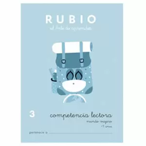 RUBIO CUADERNO RUBIO C.LECT.3MUNDO VIAJE CL3 MAK630644