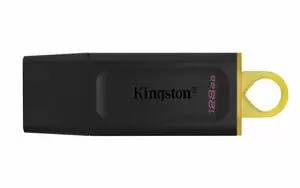 KINGSTON DATATRAVELER EXODIA MEMORIA USB 128GB - USB 3.2 GEN 1 - CON TAPA - ENGANCHE PARA LLAVERO - COLOR NEGRO (PENDRIVE)