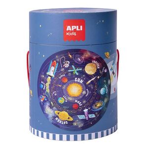 APLI JUEGO PUZLE CIRCULAR SISTEMA SOLAR 48 PIEZAS