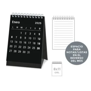 SENFORTCALENDARIO (2025)  SOBREMESA MINI MENSUAL 80X110