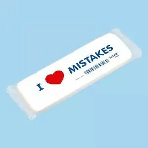 MILAN BORRADOR I LOVE MISTAKES 14X4,4CM 4086