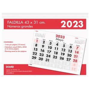 DOHE FALDILLA 43X31 CM NUMEROS GRANDES 11643