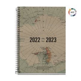 AGENDA ESCOLAR MIQUEL RIUS PAPEL RECICLADO DIA PAGINA 2022-23 MAPA MR26286