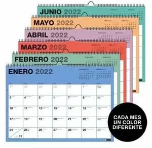 MIQUELRIUS CALENDARIO PARED 2022 A3 CHROMAT MR28102