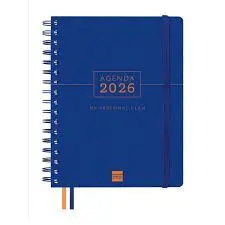 FINOCAM 25/26 16MESES AGENDA ANUAL TEMPUS CUARTO SEMANA VISTA AZUL 626600426