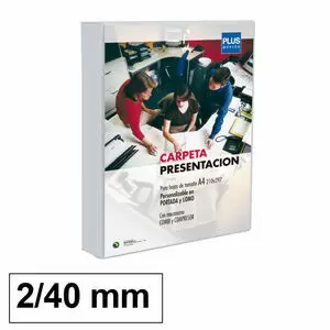 CAMPUS CARPETA PVC PLUS A4 CANGURO 2A/40 H203D-B2 MAK180514