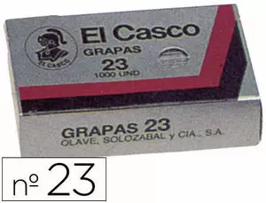 GRAPAS EL CASCO 23 CAJA DE 1000