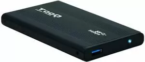 TOOQ CARCASA EXTERNA HDD/SDD 2.5 HASTA 9,5MM SATA USB 3.0 - COLOR NEGRO