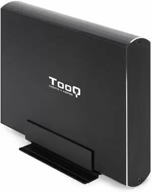 TOOQ CARCASA EXTERNA HDD 3.5 SATA USB 3.0/3.1 GEN1 CON SOPORTE - COLOR NEGRO
