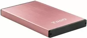 TOOQ CARCASA EXTERNA HDD/SDD 2.5 HASTA 9,5MM SATA USB 3.0 - COLOR ROSA METALIZADO