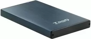 TOOQ CARCASA EXTERNA HDD/SDD 2.5 HASTA 9,5MM SATA USB 3.0 - COLOR AZUL MARINO METALIZADO