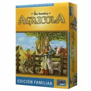AGRICOLA ED. FAMILIAR JUEGO DE TABLERO - TEMATICA AGRICULTURA/ANIMALES - DE 1 A 4 JUGADORES - A PARTIR DE 8 AÑOS - DURACION 45MIN. APROX.