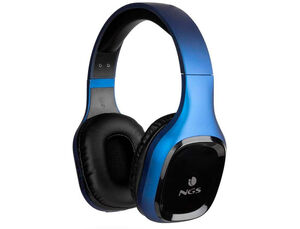 NGS ARTICA SLOTH AURICULARES BLUETOOTH 5.0 - MICROFONO INTEGRADO - DIADEMA AJUSTABLE - ALMOHADILLAS ACOLCHADAS - AUTONOMIA HASTA 10H - COLOR AZUL