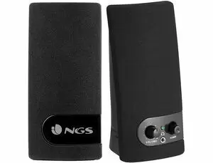 NGS SOUNDBASS 150 ALTAVOCES 2.0 USB 4W - ENTRADA JACK 3.5MM - CONTROLES EN ALTAVOZ - COLOR NEGRO
