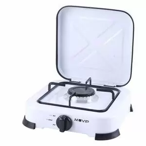 Muvip cocina de gas portatil 1 fuego - encendido automatico - quemador de  aluminio - valvula doble sellado - maleta de transport