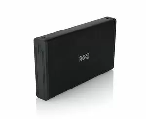 3GO CARCASA EXTERNA HD 3.5 SATA-USB 3.0 - COLOR NEGRO