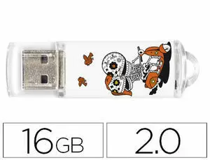 TECHONETECH BE ORIGINAL CALAVERA MOTO MEMORIA USB 2.0 16GB (PENDRIVE)