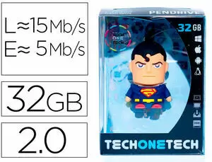 TECHONETECH SUPER S MEMORIA USB 2.0 32GB (PENDRIVE)