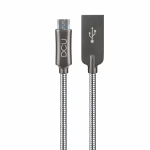 DCU TECNOLOGIC CONEXION USB A -MICRO USB PURE METAL 1M - COLOR METAL