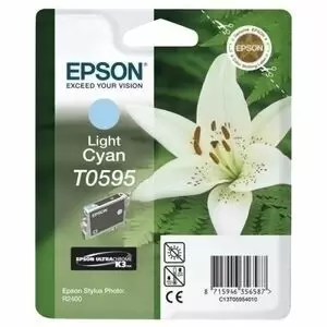 EPSON T0595 CYAN LIGHT CARTUCHO DE TINTA ORIGINAL - C13T05954010