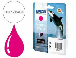 EPSON T7603 MAGENTA CARTUCHO DE TINTA ORIGINAL - C13T76034010