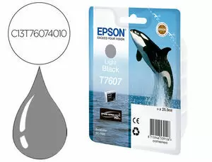 EPSON T7607 NEGRO LIGHT CARTUCHO DE TINTA ORIGINAL - C13T76074010