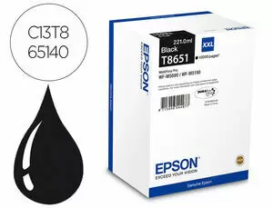 EPSON T8651 NEGRO CARTUCHO DE TINTA ORIGINAL - C13T865140
