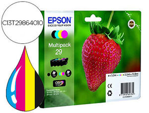 EPSON T2986 (29) PACK DE 4 CARTUCHOS DE TINTA ORIGINALES - C13T29864012