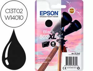 EPSON 502XL NEGRO CARTUCHO DE TINTA ORIGINAL - C13T02W14010