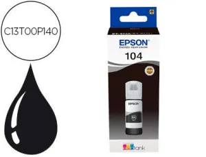 EPSON 104 NEGRO BOTELLA DE TINTA ORIGINAL - C13T00P140