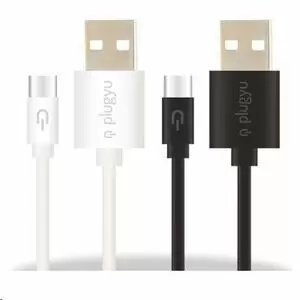 PLUGYU CABLE-USB TYPE C-1.5A NEGRO